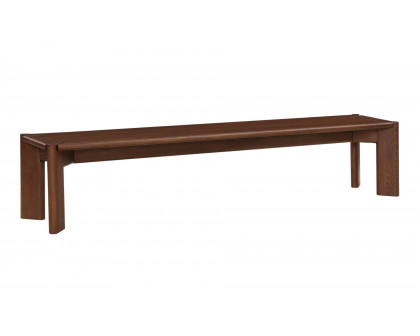 Moe's Daifuku Modern Dining Bench - Walnut Stained Ash, Large