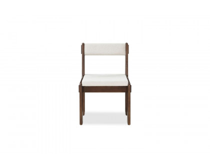 Moe's - Ashby Modern Dining Chair Set of 2 in Walnut Stained Ash