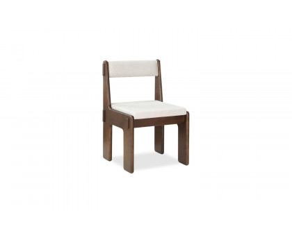 Moe's - Ashby Modern Dining Chair Set of 2 in Walnut Stained Ash