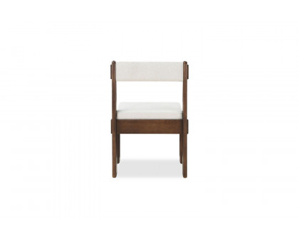 Moe's - Ashby Modern Dining Chair Set of 2 in Walnut Stained Ash