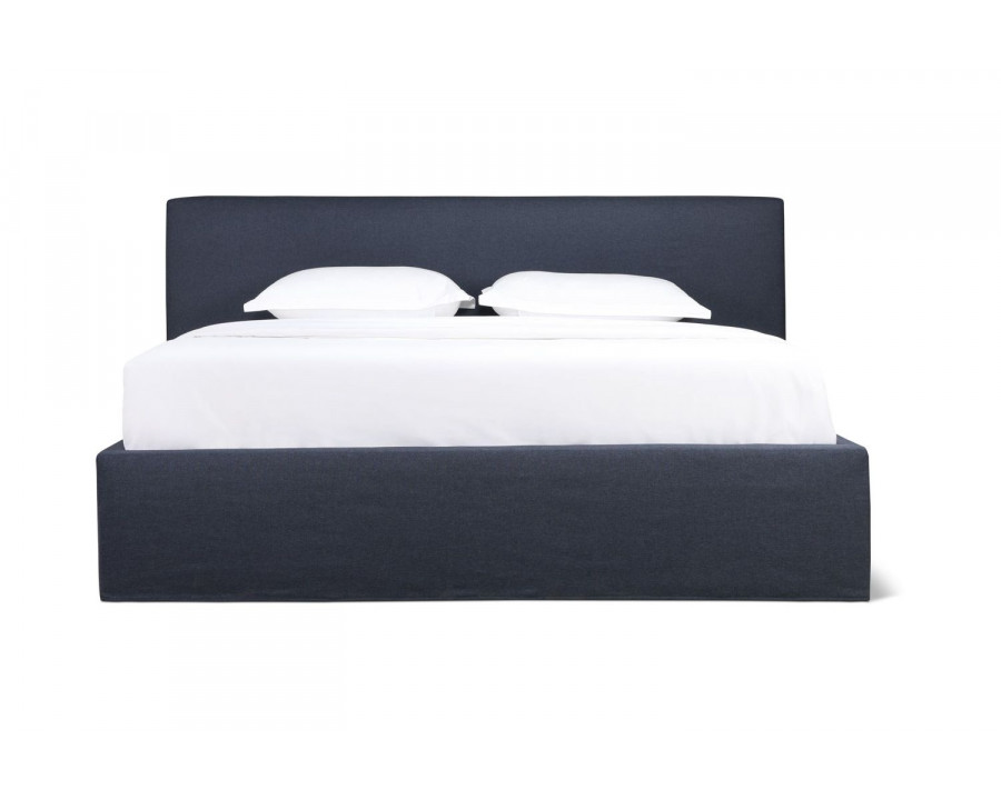 Moe's Orion Modern Queen Size Bed - Charcoal Gray