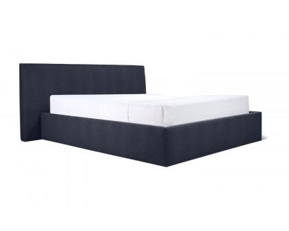 Moe's Orion Modern Queen Size Bed - Charcoal Gray