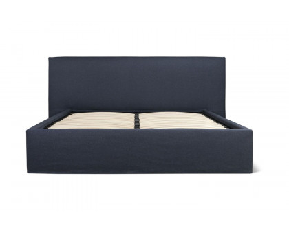 Moe's Orion Modern Queen Size Bed - Charcoal Gray