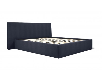 Moe's Orion Modern Queen Size Bed - Charcoal Gray