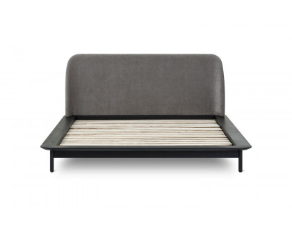 Moe's Solstice Modern Queen Size Bed - Black Oak