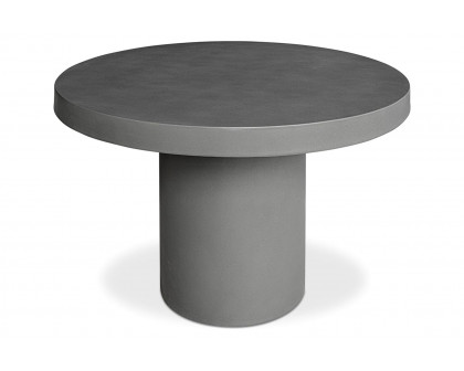 Moe's Cassius Round Outdoor Dining Table - Dark Gray