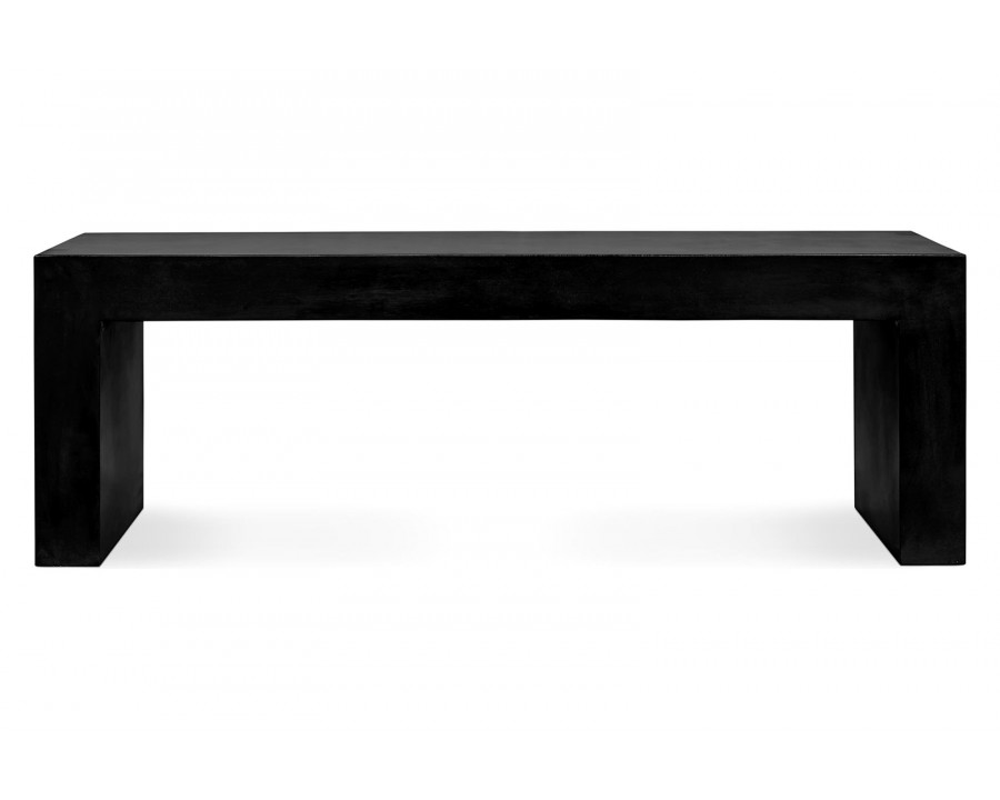 Moe's Lazarus Outdoor Bench - Black