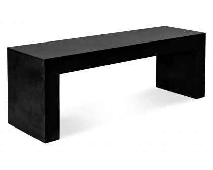 Moe's Lazarus Outdoor Bench - Black