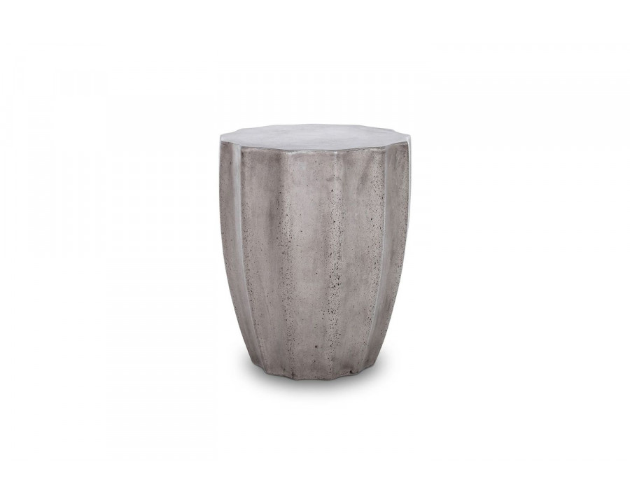 Moe's - Lucius Contemporary Outdoor Stool in Dark Gray