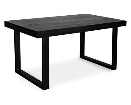 Moe's Jedrik Contemporary Rectangular Outdoor Dining Table - Black, Small