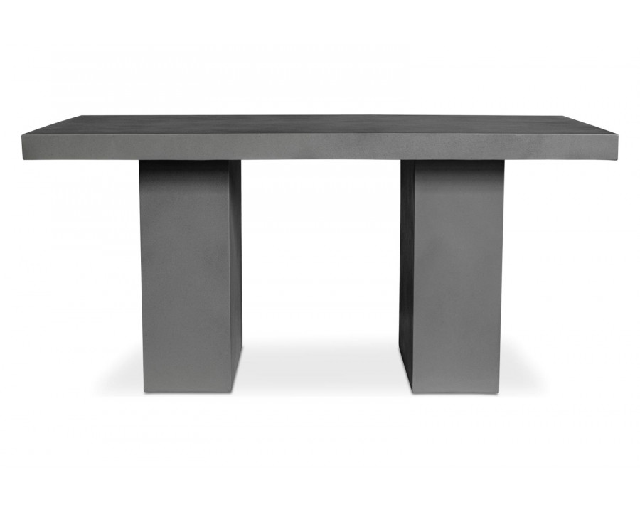 Moe's Aurelius 2 Outdoor Dining Table - Dark Gray