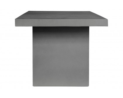 Moe's Aurelius 2 Outdoor Dining Table - Dark Gray