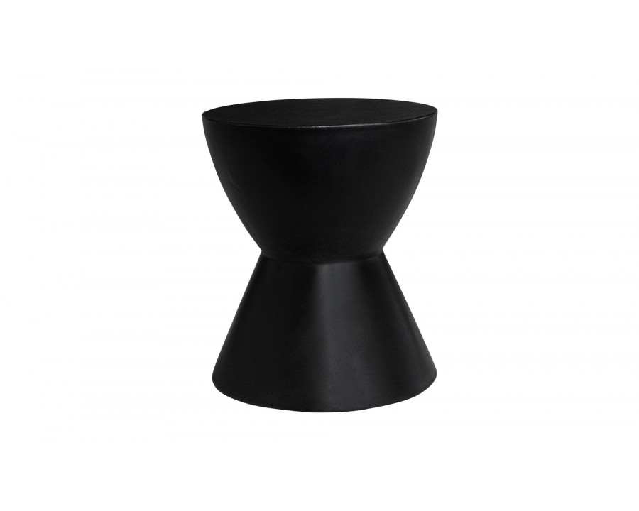 Moe's Hourglass Outdoor Stool - Black