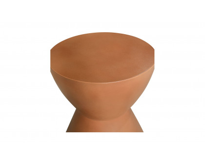 Moe's Hourglass Outdoor Stool - Terracotta