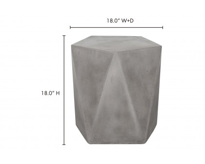 Moe's - Gem Outdoor Stool in Gray