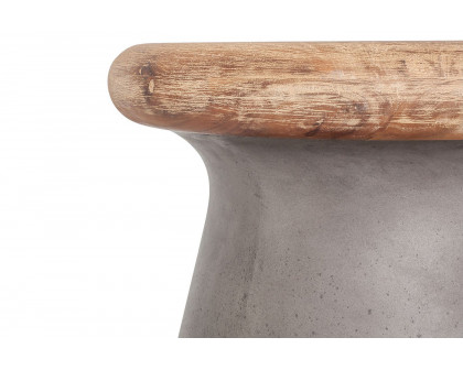 Moe's - Earthstar Outdoor Stool in Gray