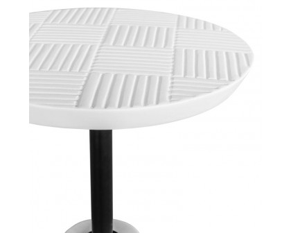 Moe's Foundation Outdoor Accent Table - White