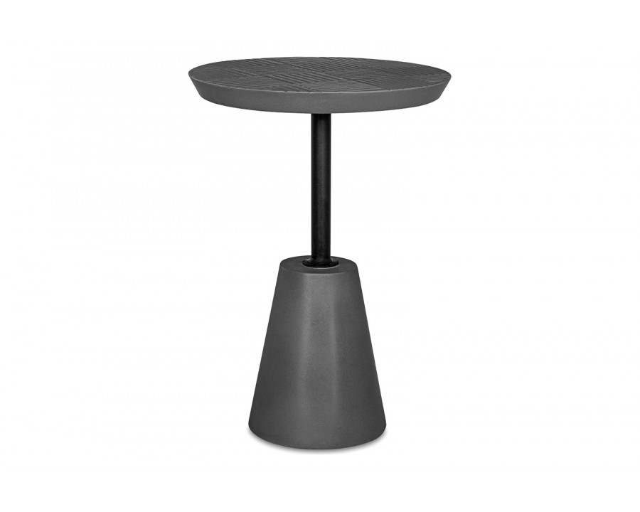 Moe's Foundation Outdoor Accent Table - Dark Gray