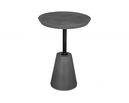 Moe's Foundation Outdoor Accent Table - Dark Gray