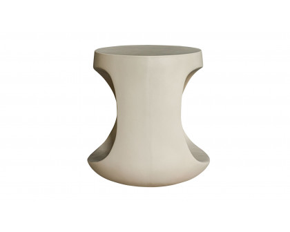 Moe's Rothko Outdoor Stool - Cream