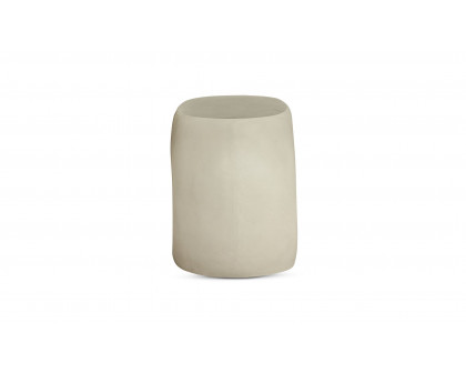 Moe's Albers Contemporary Outdoor Stool - Cream