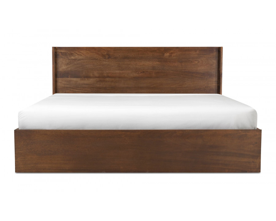 Moe's - Everett Modern Bed in Dark Brown