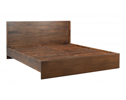 Moe's - Everett Modern Bed in Dark Brown