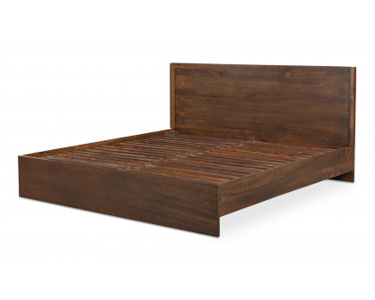 Moe's - Everett Modern Bed in Dark Brown