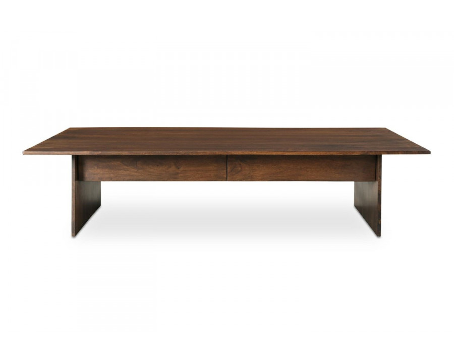 Moe's - Everett Modern Coffee Table in Dark Brown