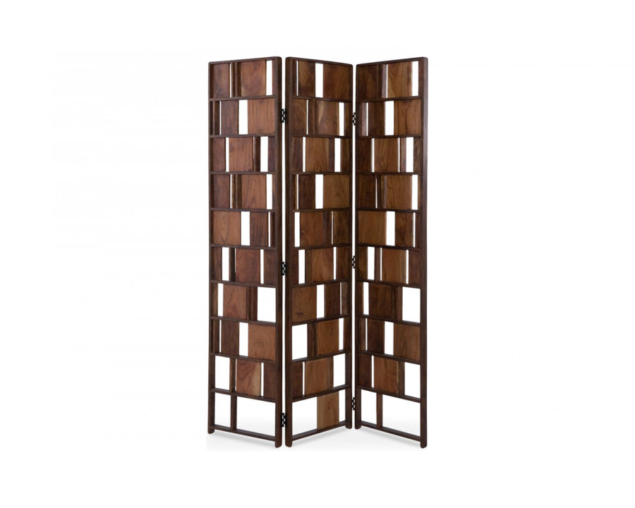 Moe's - Multi Panel Screen in Brown