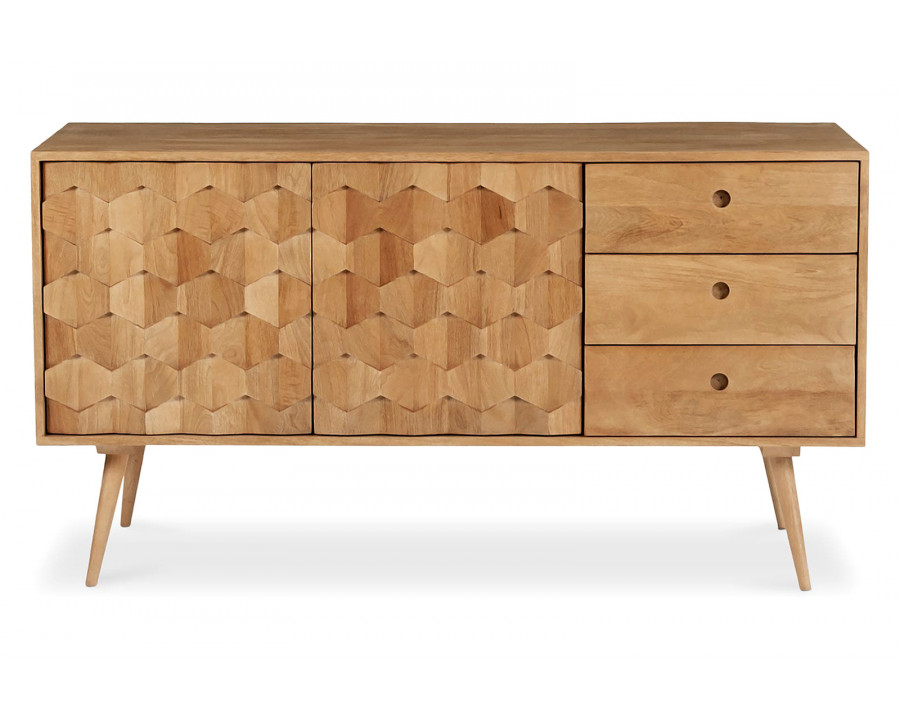 Moe's O2 Sideboard - Light Brown