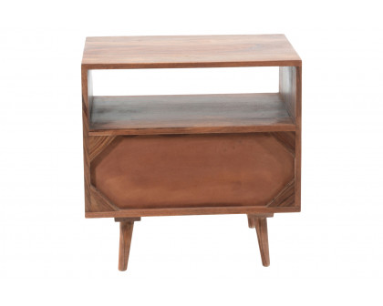 Moe's O2 1 Drawer Nightstand - Natural