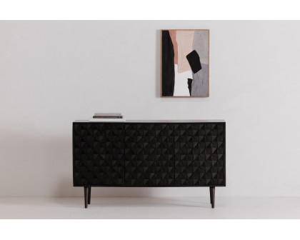 Moe's Pablo 3 Door Sideboard - Black