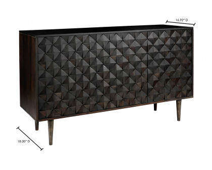 Moe's Pablo 3 Door Sideboard - Black