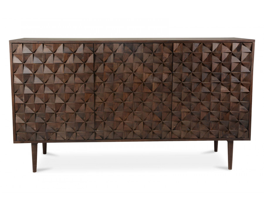 Moe's Pablo 3 Door Sideboard - Dark Brown