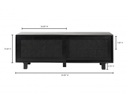 Moe's Ashton Media Console - Black