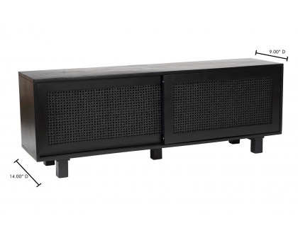 Moe's Ashton Media Console - Black