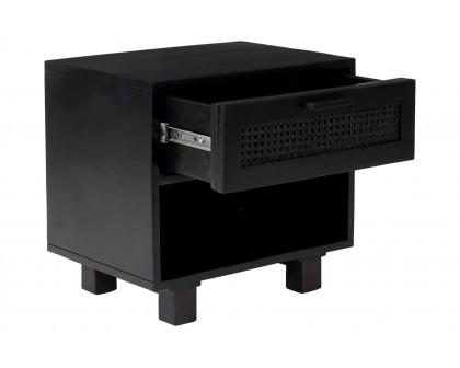 Moe's Ashton 1 Drawer Nightstand - Black