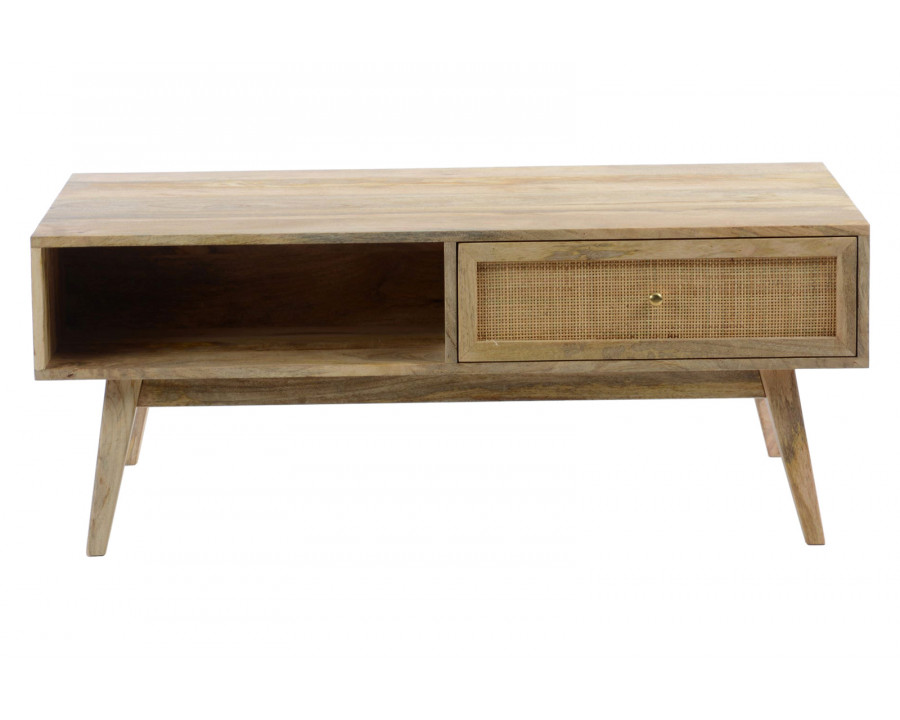 Moe's - Reed Coffee Table in Beige