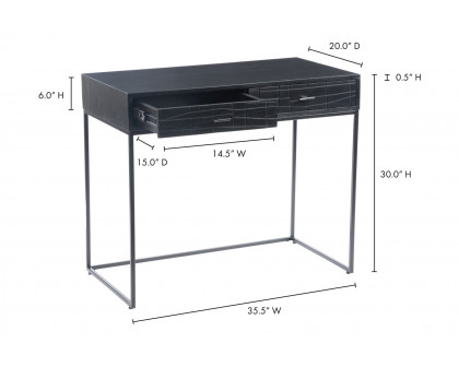 Moe's Atelier Desk - Black