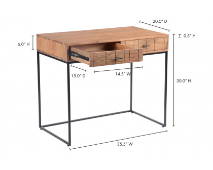 Moe's Atelier Desk - Natural