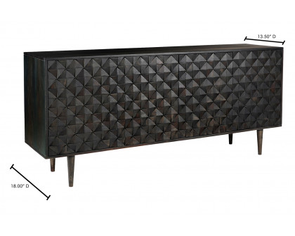 Moe's Pablo 4 Door Sideboard - Black