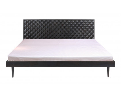 Moe's Pablo Mid-Century Modern Queen Size Bed - Black