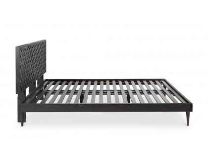 Moe's Pablo Mid-Century Modern King Size Bed - Black