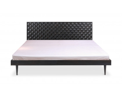 Moe's Pablo Mid-Century Modern King Size Bed - Black