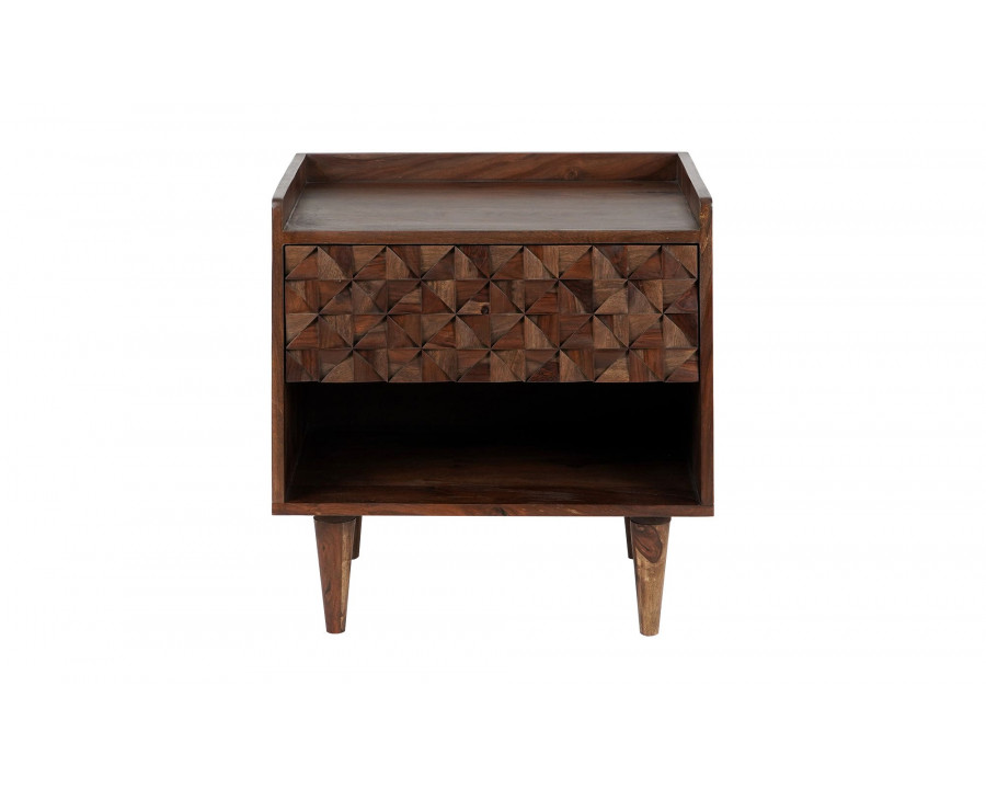 Moe's Pablo Mid-Century Modern Nightstand - Brown