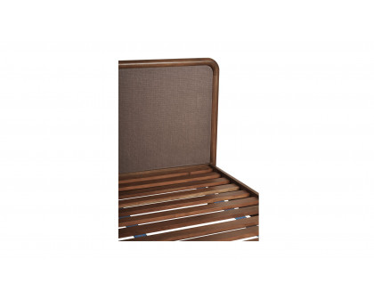 Moe's Rye Modern Bed - Warm Brown