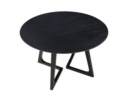 Moe's Godenza Mid-Century Modern Round Dining Table - Black