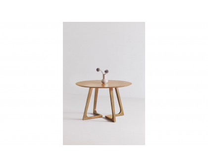 Moe's Godenza Mid-Century Modern Round Dining Table - Oak