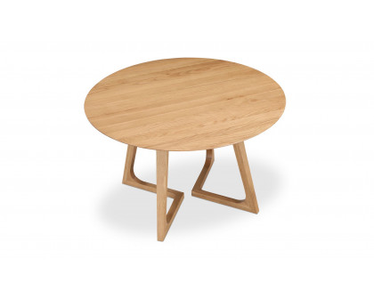 Moe's Godenza Mid-Century Modern Round Dining Table - Oak